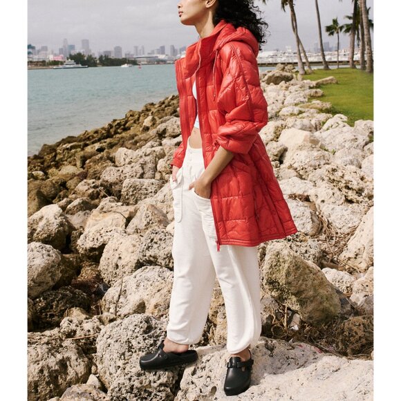 🆕 FP MOVEMENT Patricia Packable Poncho Puffer / Cayenne - Picture 9 of 11